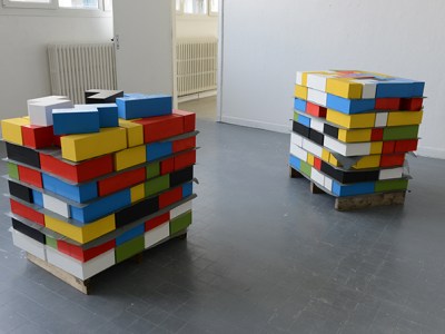 2 palettes, 4 modules, 27 cubes, 188&nbsp;pièces